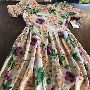 Floral Lularoe XL Amelia